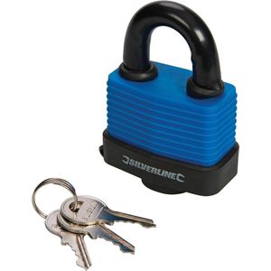 Silverline 675170 steel safety chain for padlocks, square links 1200 mm