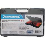 Silverline 11 Delige Geisoleerde Soft Grip Schroevendraaierset