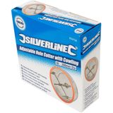 Silverline - Verstelbare Gatenzaag - Inclusief Stofkap - 40 tot 200 mm