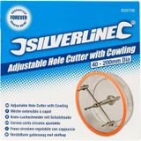 Silverline - Verstelbare Gatenzaag - Inclusief Stofkap - 40 tot 200 mm