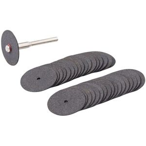 Silverline Snijschijven set - 22 mm diameter - 36-delig - voor diverse materialen