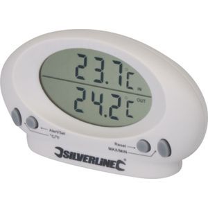 Silverline Binnen/Buiten Thermometer - -50°C Tot + 70°C - 675133