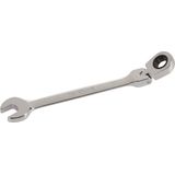 Silverline 245074 Steek-/ringratelsleutel met flexibele kop - 10mm