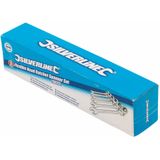 Silverline 6-delige Flexibele Steek-ringratelsleutel set 8 - 17 Mm