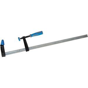 Silverline Heavy duty F-klem - 600 x 80 mm - sterke grip - zachte kaakbeschermers