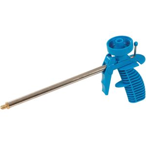 Silverline Lichtgewicht purpistool - roestvrijstalen cilinder - messing mondstuk - 200 mm - inclusief 2 buizen