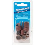 Silverline Schuurkoker set - aluminiumoxide - 12-delig - Ø 6,35 en 12,7 mm