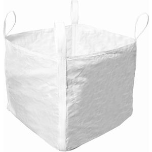 Silverline Bulkzak - 1 m³ - 1 Ton Draagvermogen - Sterk Polypropyleen - Openstaande Hoekringen