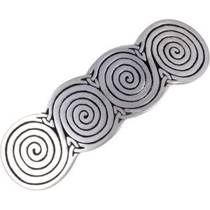 St justin Four spirals keltische Haarspeld  (PH14)