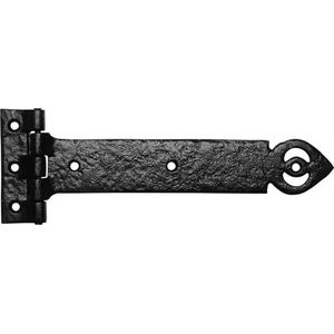 Kirkpatrick - Scharnierheng - Zwart - Smeedijzer - 304x105 mm