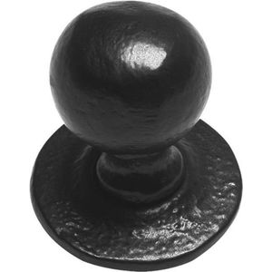 Meubelknop - Smeedijzer zwart - Gietijzer - Kirkpatrick - KP1949 op