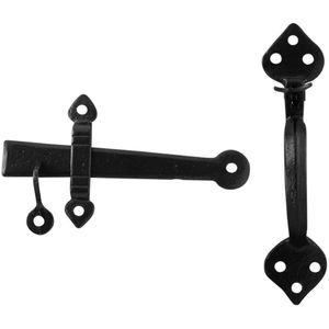 Kirkpatrick - Boerenklinkstel - Zwart - Smeedijzer - Set