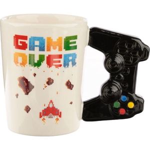 Beker game over handvat gamecontroler