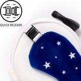 Relaxeazzz Ruimtevaart knuffel/reiskussen/slaapmasker - 2-in-1 set - voor kinderen- in vliegtuig of auto