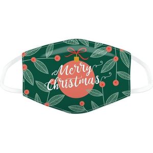 Mondkapje - Kerst groen Merry Christmas
