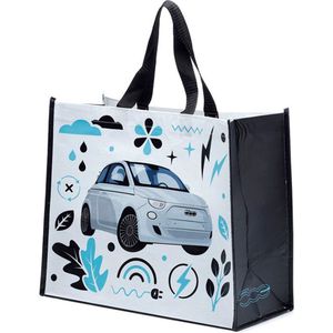 Fiat 500 RPET Boodschappentas - 33x40x17cm