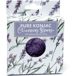Puur - Konjac spons - lavendel - gezicht scrub