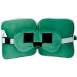 Relaxeazzz - Minecraft Creeper - Knuffel/Reiskussen/Slaapmasker - Groen - Polyester