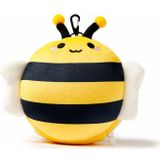 Relaxeazzz Bij knuffel/reiskussen/slaapmasker - 2-in-1 set - voor kinderen- in vliegtuig of auto