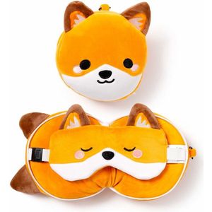 Relaxeazzz - Finnick de Vos - Slaapmasker Set - Oranje - Polyester