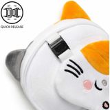 Relaxeazzz - Lola de Kat - Reiskussen en Slaapmasker Set - Wit - Polyester