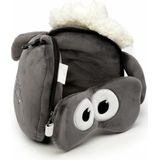Relaxeazzz Shaun het Schaap - Reiskussen & Slaapmasker - Dier - Grijs - Polyester