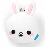 Relaxeazzz Frances het Konijn knuffel/reiskussen/slaapmasker - 2-in-1 set - voor kinderen- in vliegtuig of auto