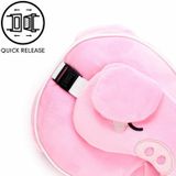 Relaxeazzz Oliver het Varken knuffel/reiskussen/slaapmasker - 2-in-1 set - voor kinderen- in vliegtuig of auto