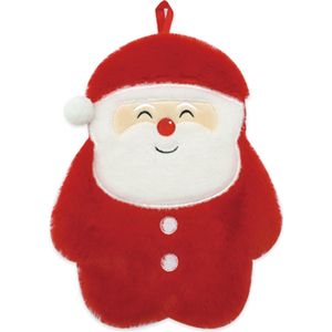 Warmwaterkruik - Kerstman - Warm waterfles - Super zacht - Kerstmis - Feesten - 1L