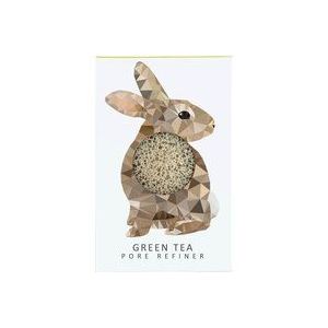 Konjac Mini Pore Refiner Woodland Rabbit with Green Tea - 1 Stuk
