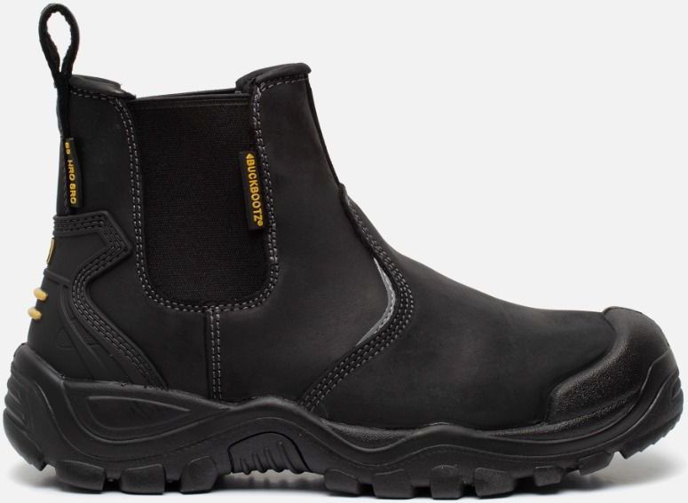 Buckbootz - BSH006 - Werkschoen - Zwart - Stalen Neus - Waterdicht