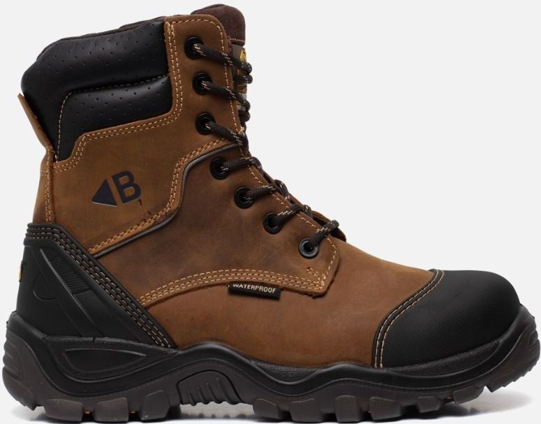 Buckbootz - BSH008 - Werkschoen - Bruin - Metaalvrij - Waterdicht