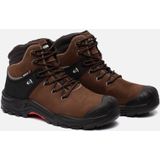 Buckbootz - NKZ102BR - Veterschoen - Donkerbruin - S3 - Metaalvrij