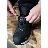 Buckbootz - Largobay - Lage Sneaker - Zwart - Metaalvrij - Antislip