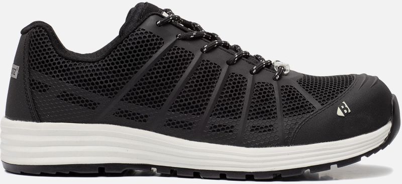 Buckbootz - Largobay - Lage Sneaker - Zwart - Metaalvrij - Antislip