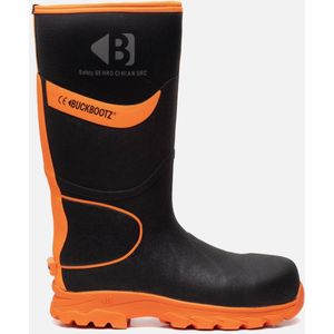 Buckbootz BBZ8000BKOR Neopreen Laars Zwart/oranje maat 45