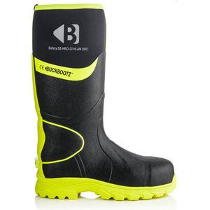 BuckBootz - BBZ8000 - Werklaars - Zwart/Geel - Waterdicht - Anti-penetrerende zool