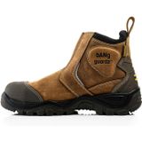 Buckbootz BSH014BR Buckshot Instapper Enkelbeschermer Donkerbruin maat 44