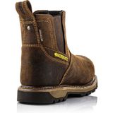 Buckbootz - B1180 - Instapper - Donkerbruin - Aluminium Beschermneus - Waterdicht