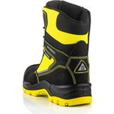 Buckbootz - BuckzViz BVIZ1BKYL - Veiligheidsschoen - Zwart/Geel - Cordura®