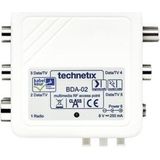 Technetix - BDA-02 - Antenneversterker - 5 Uitgangen - KabelKeur - Ziggo Geschikt