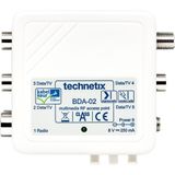 Technetix - BDA-02 - Antenneversterker - 5 Uitgangen - KabelKeur - Ziggo Geschikt