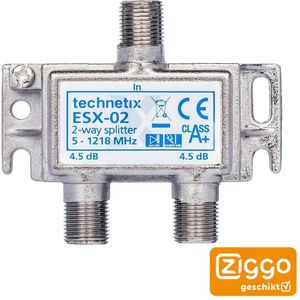 Satelliet Splitter Coax / 5-1218 MHz - 2 Uitgangen