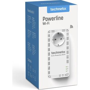 Technetix PLA-WIFI-01 PowerLine Wi-Fi Adapter - Gigabit Netwerk