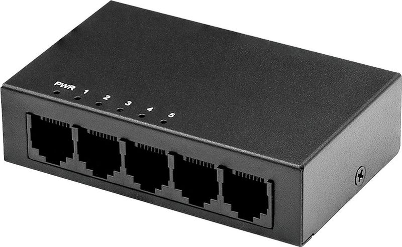 Technetix - ES-GB-5P - Gigabit Ethernet Switch - 5 Poorten - CAT6