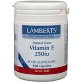 Lamberts Vitamine E 250IE natuurlijk 100 Vegetarische capsules
