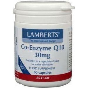 Lamberts Co enzym q10 30 mg 60 vegetarische capsules