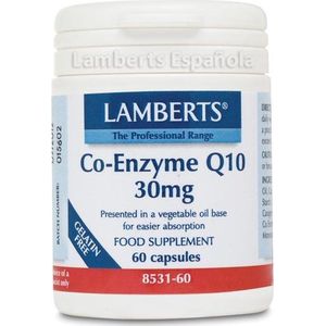 Lamberts Co enzym q10 30 mg 60 vegetarische capsules