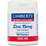 Lamberts - Zink Citraat - 15 mg - Mineralenpreparaat