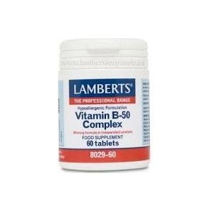 Lamberts Vitamine B50 Complex - 60 Tabletten - Vitaminen